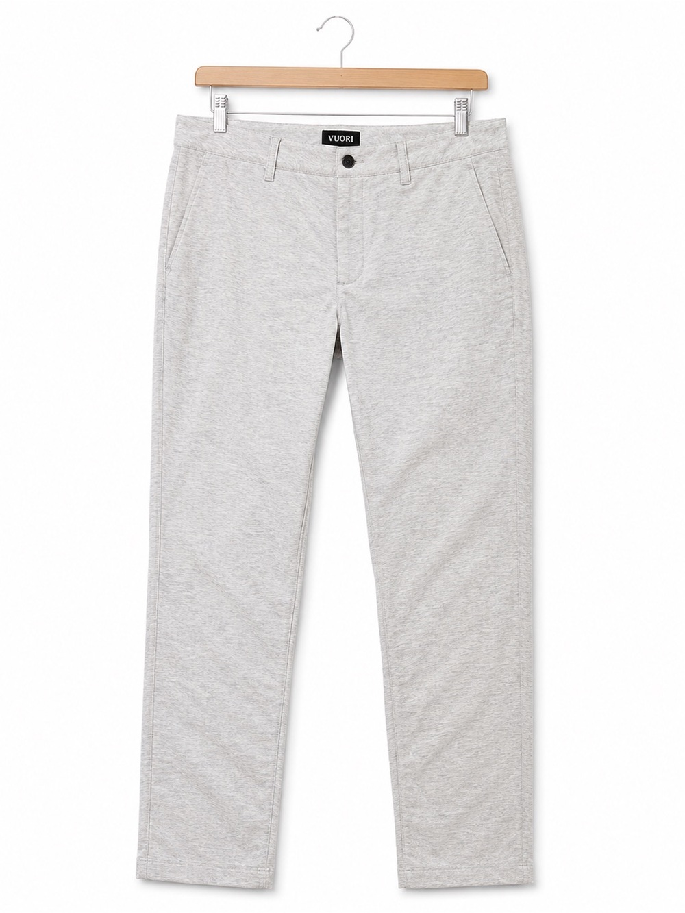 Vuori Men’s Gray Performance Chino Pants Stretch Slim Fit Size 36 Lightweight